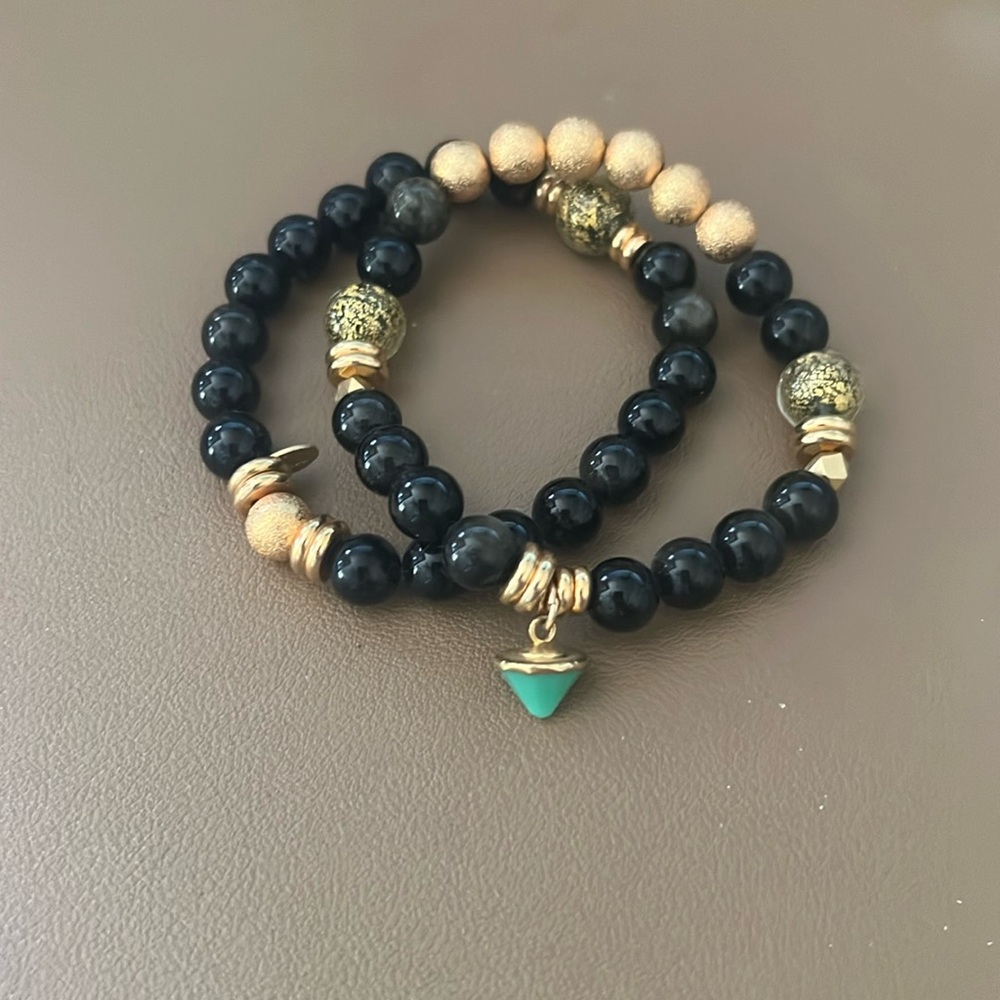 Two the Lace Project bracelets